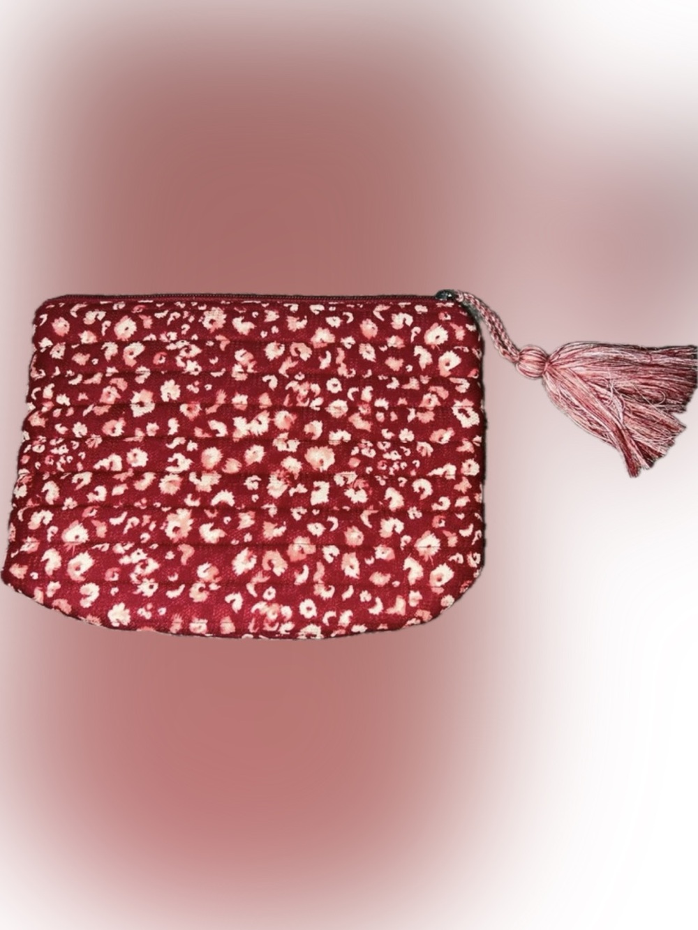 Matilda Jane Cosmetic Bag Red Floral Print Bottom - Good Hart Collection